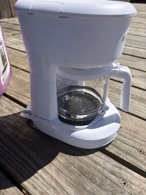 Mr. Coffee 4-Cup Drip Coffee Maker - White